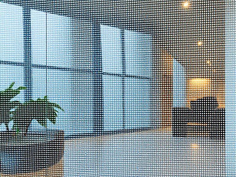 Muster Siebdruck-Raster – Oberfläche Glas für RENOFLEX® Fassadenelemente