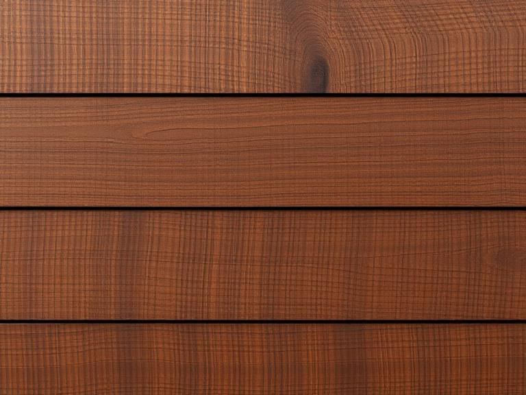 Muster Thermoesche dunkel – Oberfläche Holz für RENOFLEX® Fassadenelemente