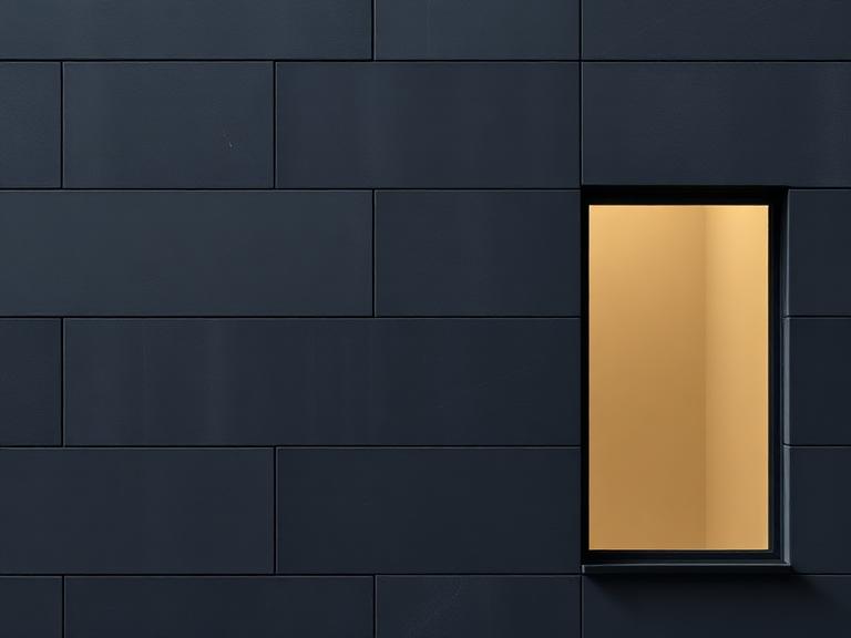 Muster Uni matt – Oberfläche Keramik für RENOFLEX® Fassadenelemente