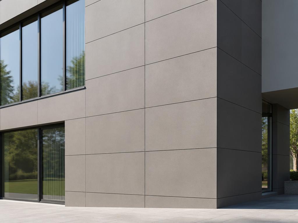 Fassadenoberfläche Keramik als Beispiel für RENOFLEX® Oberflächenebene