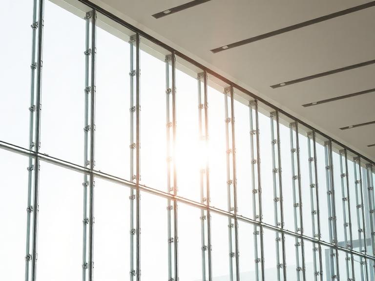 Muster Glas-Glas teiltransparent – Oberfläche Fotovoltaik für RENOFLEX® Fassadenelemente